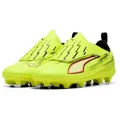 PUMA ULTRA 6 PLAY V FG/AG RB Jr YELLOW ALERT-PUMA BLACK-GLOWING RED Fußballschuh 33 EU