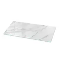 ESG Tischplatte Rechteckig Gehärtet Glas Ein Muster, das Marmor imitiert 125x50