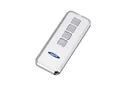 Novoferm Garagentor Handsender Mini-Novotron 524 Design, 4 Kanal, Silber / Weiß