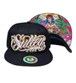 Sullen Clothing Snapback Cap Fire Island Tattoo Tropisch Insel Palmen