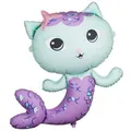 Partydeco Meerkatze Folienballon, 80x82 cm, Mix (1x) (FB322)