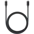 Satechi Thunderbolt-Kabel Thunderbolt 4 USB-C 1.00m Schwarz, Silber ST-YTB100K