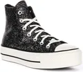 Converse All Star Lift A09551C in Schwarz Silber Metallic – 4.5 UK - 37 EU - 6.5 US / Black Silver