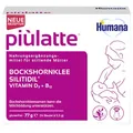 Humana piùlatte Stillpulver zur Milchsteigerung; Mit Bockshornklee, Vitamin B12 und D3; 14 Sachets (77 g); Basierend auf pflanzlichen Inhaltsstoffen; Hebammenempfohlen