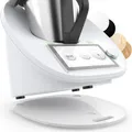 Gleitbrett für Thermomix TM6 TM5 aus Acryl - Weiß mit Silikonpads & Teflon-Gleitern