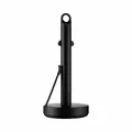 Blomus Küchenrollenhalter Loop Black, Edelstahl pulverbeschichtet, 34 cm, 64364