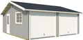 LASITA MAJA Garage Falkland (Set, Für 2 Fahrzeuge geeignet), Garage + 2 Schwingtoren