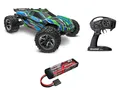Traxxas TRX67376-4 Rustler 4x4 VXL HD Brushless TSM Stabilitätssystem + 3S 5000m