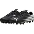 Puma Attacanto II FG/AG Fußballschuhe Kinder - Schwarz/Weiß