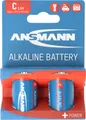 Ansmann Alkaline Batterie Baby C, LR14, 1,5V, 2er Papierblister