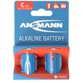 Ansmann Alkaline Batterie Baby C, LR14, 1,5V, 2er Papierblister