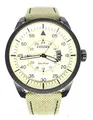 Citizen Aviator Eco Drive Herren-Armbanduhr AW1365-19P, Beige/Beige, Schmuck