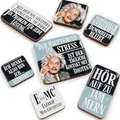 Kühlschrank-Magnet-Set Alberts lustig - 7-teilig