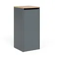 Vicco Badschrank, Anthrazit, Honigeiche, Holzwerkstoff, Rechteckig, 40.2x88.2x40.5 cm, Badezimmer, Badezimmerschränke, Midischränke