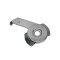 Gardinia Deckenträger für 3-läufige Flächenvorhangschienen, Montage zum Schrauben, Befestigungsmaterial inklusive, 2 Stück, Metall, Silber