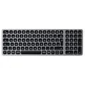 SATECHI Kompakte Kabellose Bluetooth Tastatur mit Hintergrundbeleuchtung – Bluetooth 5.0 & Multi-Device-Sync – Für M2/ M1 MacBook Pro/Air, M2/ M1 iPad Pro/Air, M2 Mac mini (Deutsches Layout)