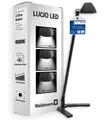 Waldmann LED Schreibtischlampe, LUCIO HOME Schreibtisch Lampe & LED Tischleuchte in Profi Qualität, LED wechselbar, Neutralweiß, Mit Standfuß & USB, Für Homeoffice, Schreibtisch & Lernen, 4000K