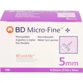 BD Micro-Fine Ultra Pen-Nadeln – 0,25 mm x 5 mm (31G) – 100 Stück – Sanfte Injektion durch PentaPoint 5-fach Schliff & EasyFlow Technologie – Passend für alle gängigen Insulinpens