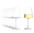 Stölzle Weinglas Stölzle Lausitz Power Weißweinkelch 6er Set, Glas