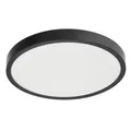 EDO, Deckenlampe LED Deckenleuchte Flach PERETI LED 18W Schwarzer Ring 29,5cm, 4000K Neutralweiß, 1800lm, badezimmer lampe,ceiling light, plafondlamp, led deckenleuchte IP44, EDO777609