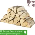 Brennholz Kaminholz Birkenholz Holz 30 kg Birke Für Ofen und Kamin Kaminofen Feuerschale Grill Feuerholz Holzscheite Wood 25 cm Kammergetrocknet Flameup