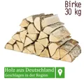 Flameup Kaminholz Brennholz Kaminholz Holz Birke 30 kg Ofen Kamin Kaminofen Grill 25 cm, 30 kg