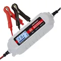 Dino KRAFTPAKET 4A-6V/12V intelligentes und automatisches Batterieladegerät | Für Blei-Säure, GEL, Start/Stopp EFB, AGM-Batterie | KFZ-Ladegerät für Auto, Motorrad, Kleintransporter, PKW, Boot