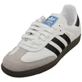 Adidas Samba OG Herren Freizeit Sneaker Weiß Schwarz - 41 1/3 EU