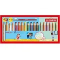 STABILO woody 3 in 1 Pastell Buntstifte Farbig sortiert 880/18-4 18 Stück