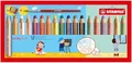 STABILO Woody 3-in-1 - 18 Farben mit Anspitzer und Pinsel