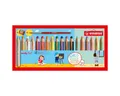 STABILO Buntstift STABILO woody 3 in 1 Buntstift - 10 mm - 18er Set - 6x Pastel + Pinsel
