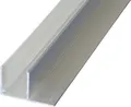 Gutta Alu U-Profil Lasche quer für 16 mm Doppelstegplatten L = 4000 mm