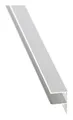 Premium Alu-U-Profil Befestigungslasche quer 4000 mm - Silber - 3440729