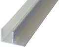 Gutta Alu U-Profil Lasche quer für 16 mm Doppelstegplatten L = 4000 mm
