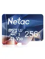 Netac 256GB Speicherkarte，Micro SD Karte(A1, U1, C10, V10, FHD, 600X), TF Memory Card UHS-I bis zu 90/10 MB/s(R/W) für Kameras, Dashcam, Switch und Smartphones