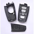 Auto Schlüssel Smartkey Funk Fernbedienung Sender 4 Tasten Gehäuse + CR2450 Batterie kompatibel mit BMW