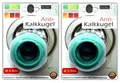 2x Magnetische Anti Kalk Kugel Ø 5,5 cm für Waschmaschine Geschirrspüler Antikalk Ball Waschkugel Wäschekugel