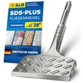 S&R Hochleistungs - Fliesenmeißel SDS plus 180mm/165mm x 75mm. Made in Germany