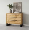 Home affaire Kommode Bronne,Breite 99,5 cm Schubladenkommode, Sideboard, Füße in Kufenform, Sideboard 3 Schubladen, Schlafzimmerkommode