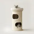 PetRhein Kratztonne Bamboo Tower L - Beige