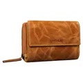 STILORD "Thea Damen Geldbeutel Leder RFID Geldbörse Groß Vintage Portemonnaie für Frauen NFC Schutz Ledergeldbörse mit Reißverschluss in Geschenkbox Echtleder Farbe:Perugia-braun