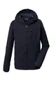 killtec Jungen Softshelljacke/Outdoorjacke mit Kapuze KOS 124 BYS SFTSHLL JCKT, dunkelnavy, 152, 44146-000