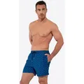Hom Boxer-Badehose Beach Boxer Trinacria Badeboxer, Schwimmshorts Boxer, Badeshorts blau XXL