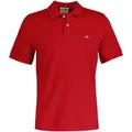 GANT Poloshirt - REGULAR SHIELD Kurzarm Knopfleiste Stickerei