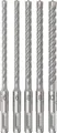Bosch PRO SDS plus-5X Hammerbohrer-Set, 6/6/8/8/10 mm, 5-tlg. Durchmesser mm: 6/6/8/8/10