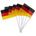 Out of the Blue Flagge 6 Mini-Fahnen Deutschlandflaggen mit Kunststoffstab ca. 15 x 10 cm