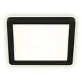 Frankfurt Led Außenwandleuchte, Ip44 Spritzwasserschutz, Backlighteffekt, Neutralweißes Licht, Schwarz, 19 X 19 X 2,8 Cm - Briloner