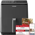 Cosori Dual Blaze XXL 6,4L Heißluftfritteuse Airfryer Grau CAF-P583S-KEU F1010