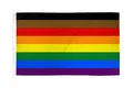 AZ FLAG - Flagge Regenbogen Mehr Farbe Mehr Stolz - 150x90 cm - Lgbt Fahne 100% Polyester mit Messing-Ösen - 110g