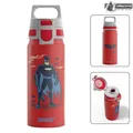SIGG Trinkflasche WMB One 0.6L – Batman Standing Rot Aluminium Flasche BPA-frei